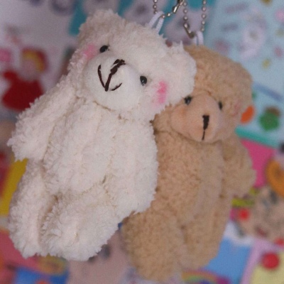 可爱熊熊头像布偶