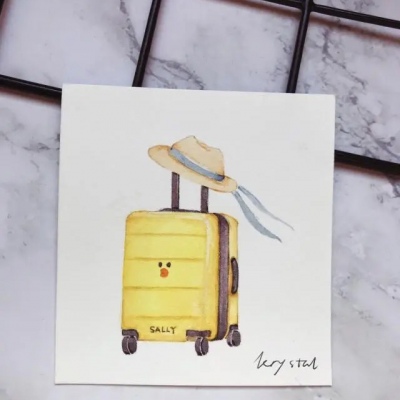 千鹤/水彩画/作品集/水晶爱画画