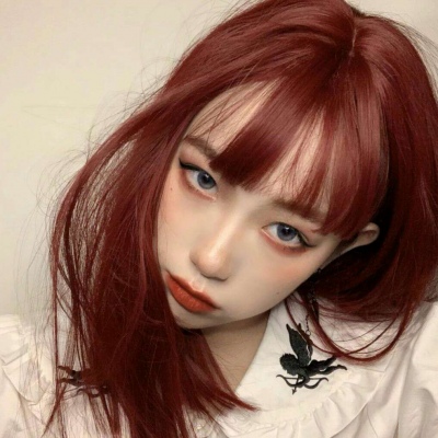 念七 染发女生两人闺蜜优质魅力头像