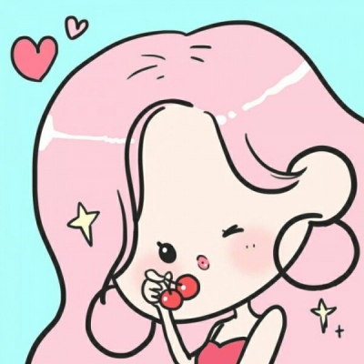 超可爱简笔手绘头像/满满少女心