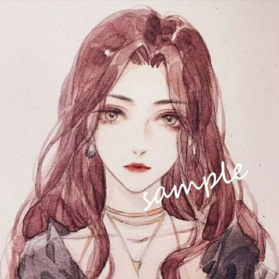 苏柒:手绘小姐姐头像/一眼就能爱上你