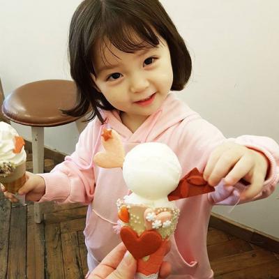 微信女生萌娃头像炒鸡可爱  很好养的小阔耐