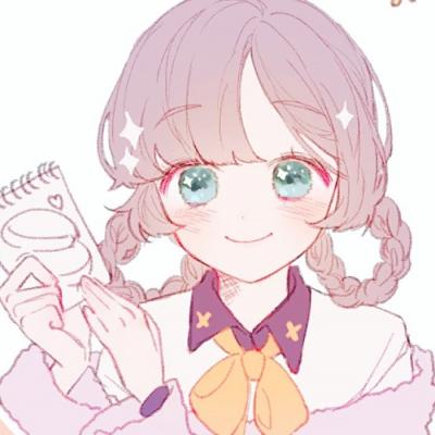 微信头像卡通女生唯美 柔情似水的眼眸