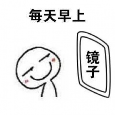 乔词 照镜子表情包 不是你不好看 是镜子它丑.