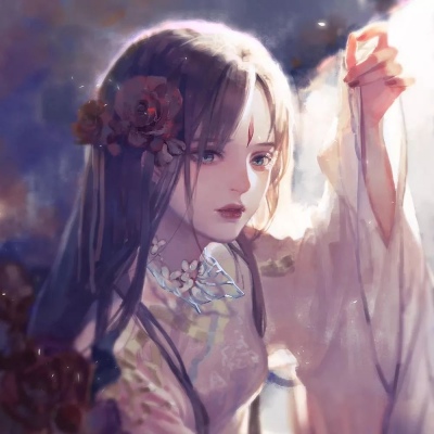 男女混搭手绘头像，(作者太懒)