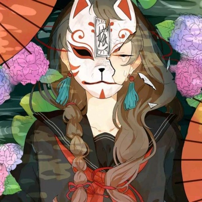 御神狐仙/面具自制女头