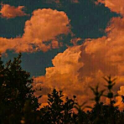 夕阳西下  黄昏余韵  背景 头像