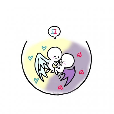 星座小人简笔画