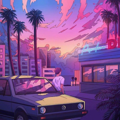 绾安' 插画/跨过星河迈过月亮去迎接更好的自己