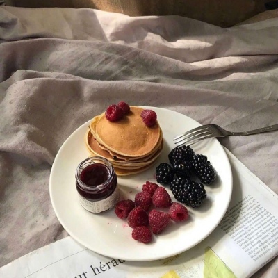 早餐 美食 背景图