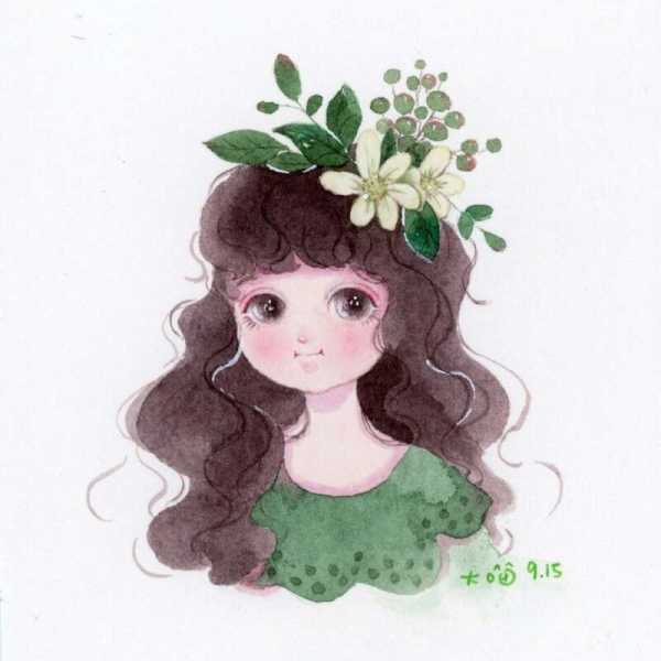 白灏宇:微信头像/女生/可爱/我相信你总会来到 像云层总会等来月亮