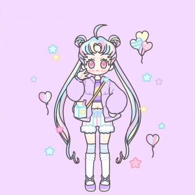 白灏宇:微信头像/卡通/游戏/装扮少女