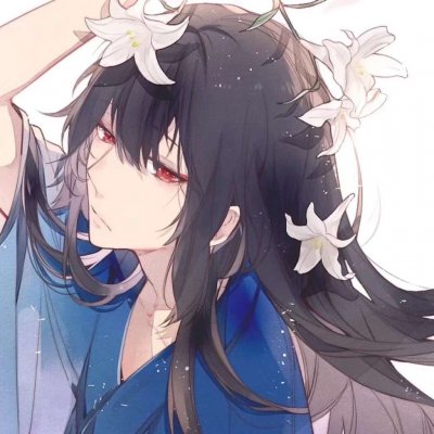 高清古风动漫男头.灯关上了 可以哭了吗