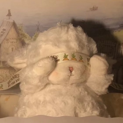 布娃娃/羊咩咩/可爱/白色/软 超可爱的小羊布娃娃头像