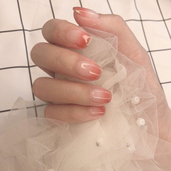 仙气美甲系列  女生