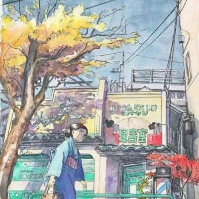 一组卡通风景静物插画 插画师：Mateusz Urbanowicz