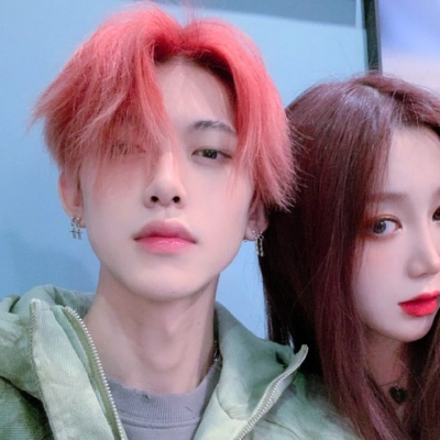 ins韩风真人情头  你是我的意中人