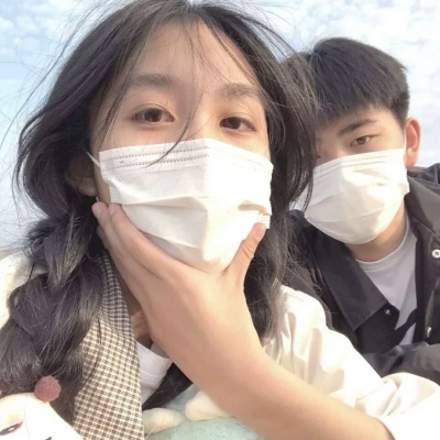 一对两张真人情侣头像