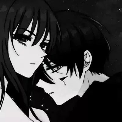 黑白动漫情头/一个人看电影的时候关掉声音留下字幕.