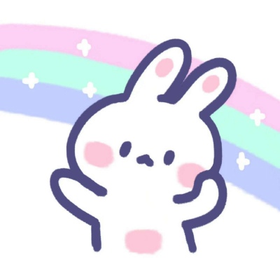 唸 一对两张动漫可爱萌萌小兔兔情侣头像