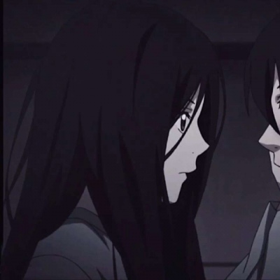 黑白动漫情侣头像/个性动漫情头