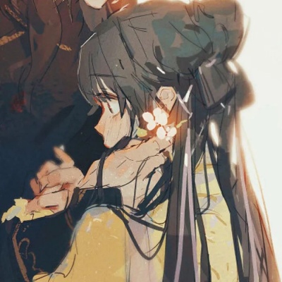 江孑 一对两张唯美古风手绘情头