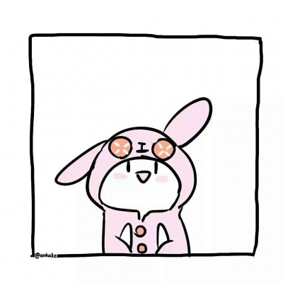 简笔画可爱情侣头像