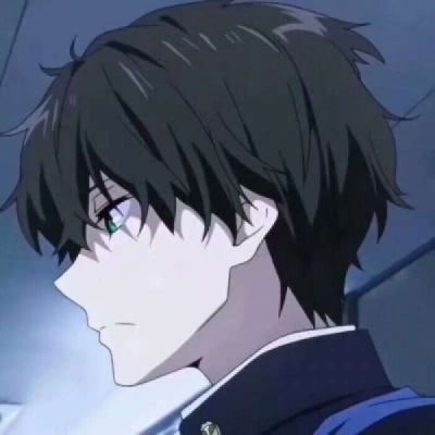 江孑 帅气动漫二次元男生头像 折木奉太郎