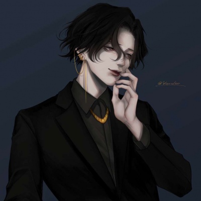 超好看的手绘动漫男头