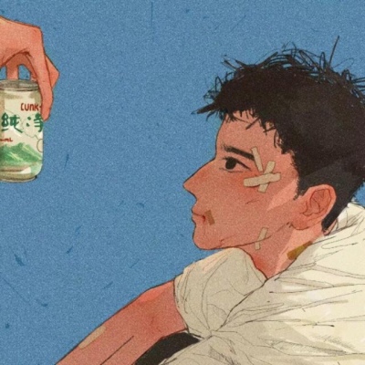 男生插画头像   微博画师 冷面老鸭