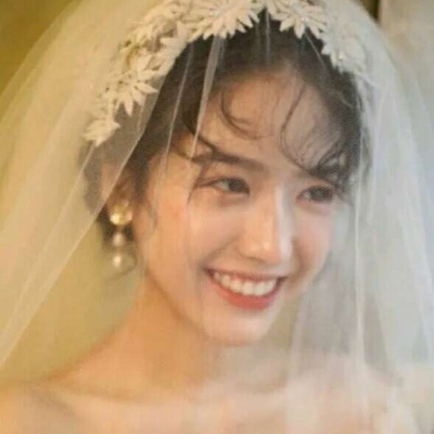 江郁 婚纱控女生头像  如果可以 我想替她为你穿上婚纱