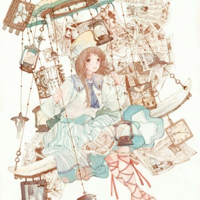 优秀日本画师 loundraw 笔下青春飞扬的插画  2