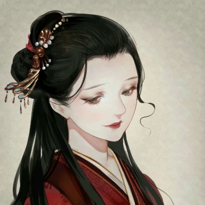 唸 御姐精致细腻动漫女生头像