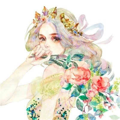 手绘二次元女生头像  画师：我不知道（wzbxd）