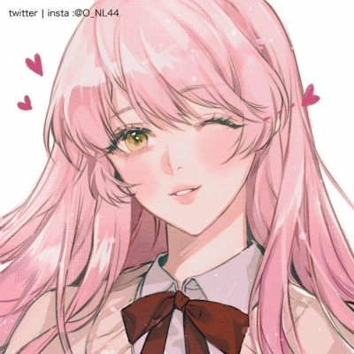 【顾栀】指绘动漫女头 画师：O_NL44