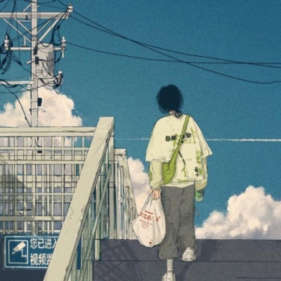 女生插画头像  微博画师 冷面老鸭