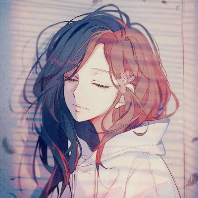 动漫头像｜有些事想多了头痛，想通了心痛