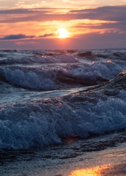 唯美自然晚霞风景高清手机壁纸图片