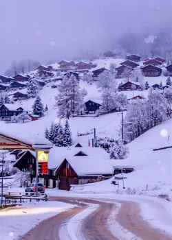 精选超美冬日雪景图片高清手机壁纸图片