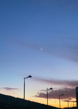 唯美月色夜空摄影高清手机壁纸图片 第二辑