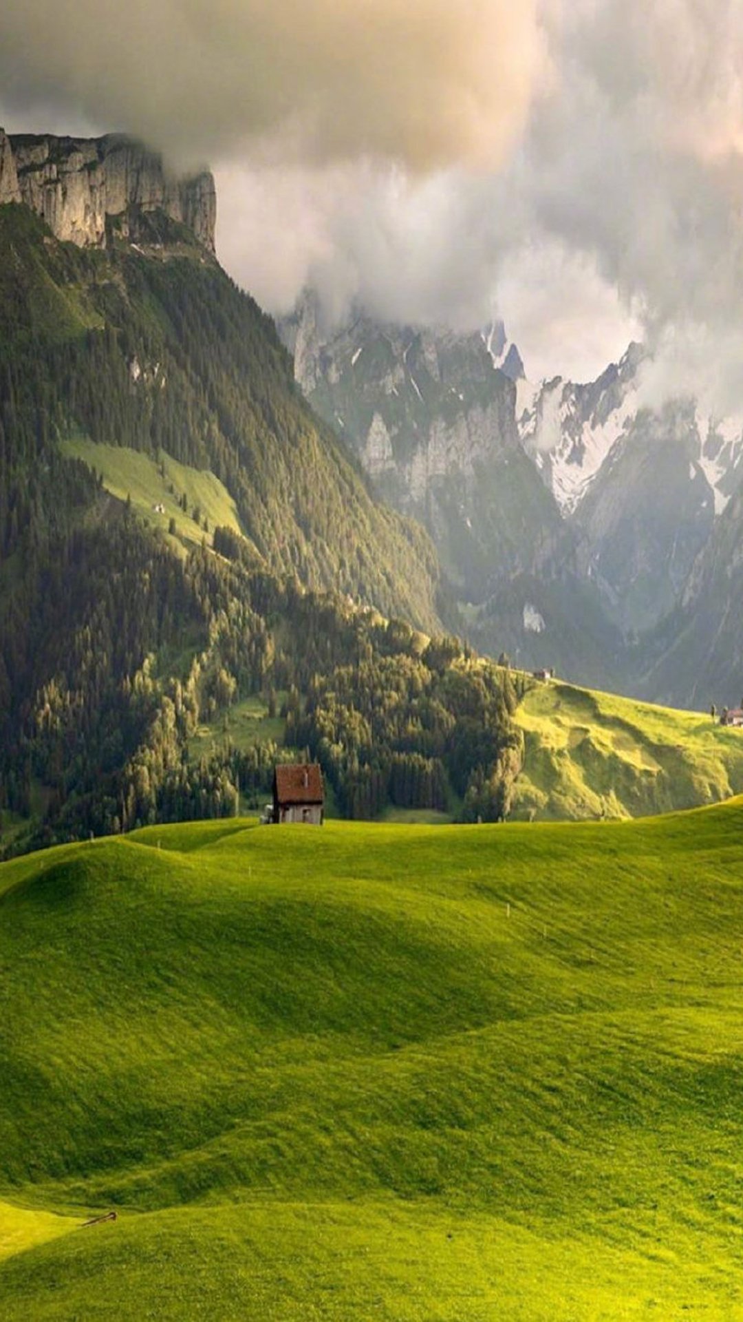 护眼瑞士美景图片高清手机壁纸图片