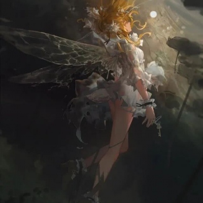 画师Miv4t作品.夜雨染成天水碧。有些人不需要姿态，也能成就一场惊鸿。