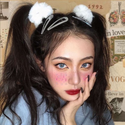 超酷原宿风女生头像／我的自截