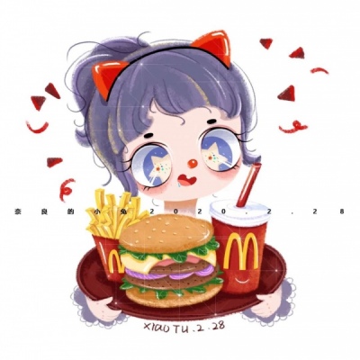 可爱小清新吃货来袭！快快点赞收藏吧