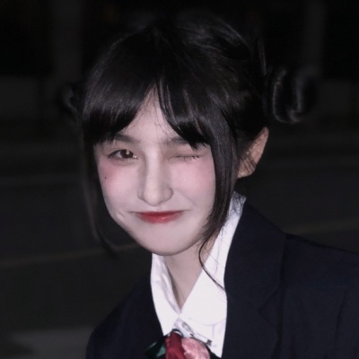 江淮：黑色系调皮甜美真人闺蜜女头 可单用