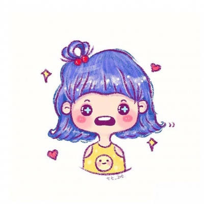 可爱女头#手绘