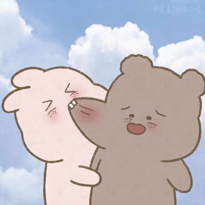 可爱动漫情头‖一个人的时候储存浪漫 好在见面时都馈赠给你 .