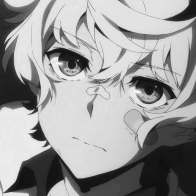 江孑 帅气黑白丧系伤感动漫男生头像