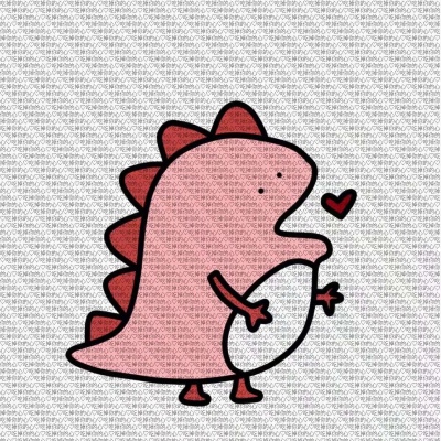 敲敲敲可耐情头，放大有表白字