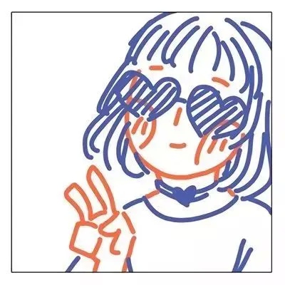 超可爱的情侣头像头